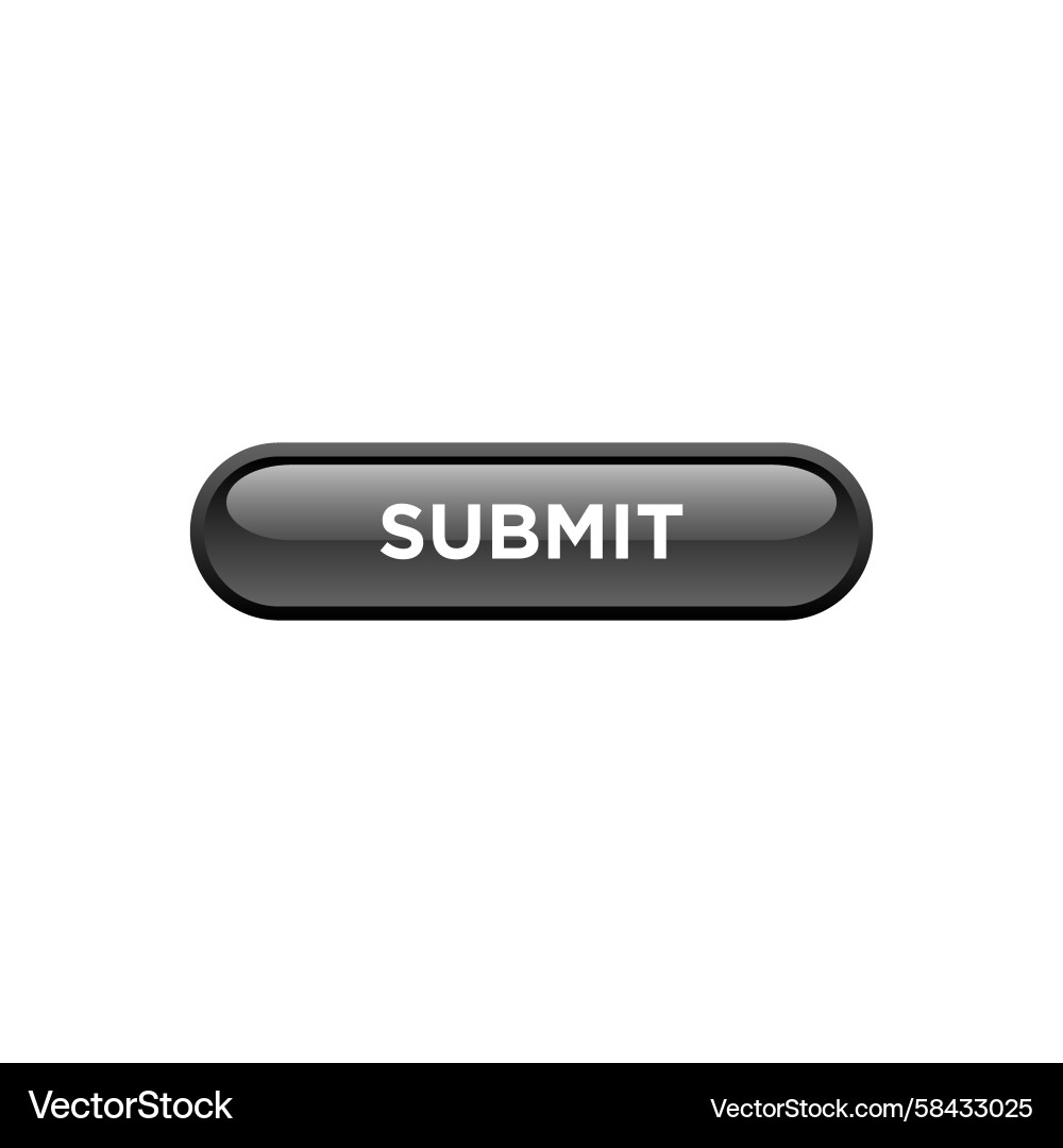 Submit Button Website Template Vector Image