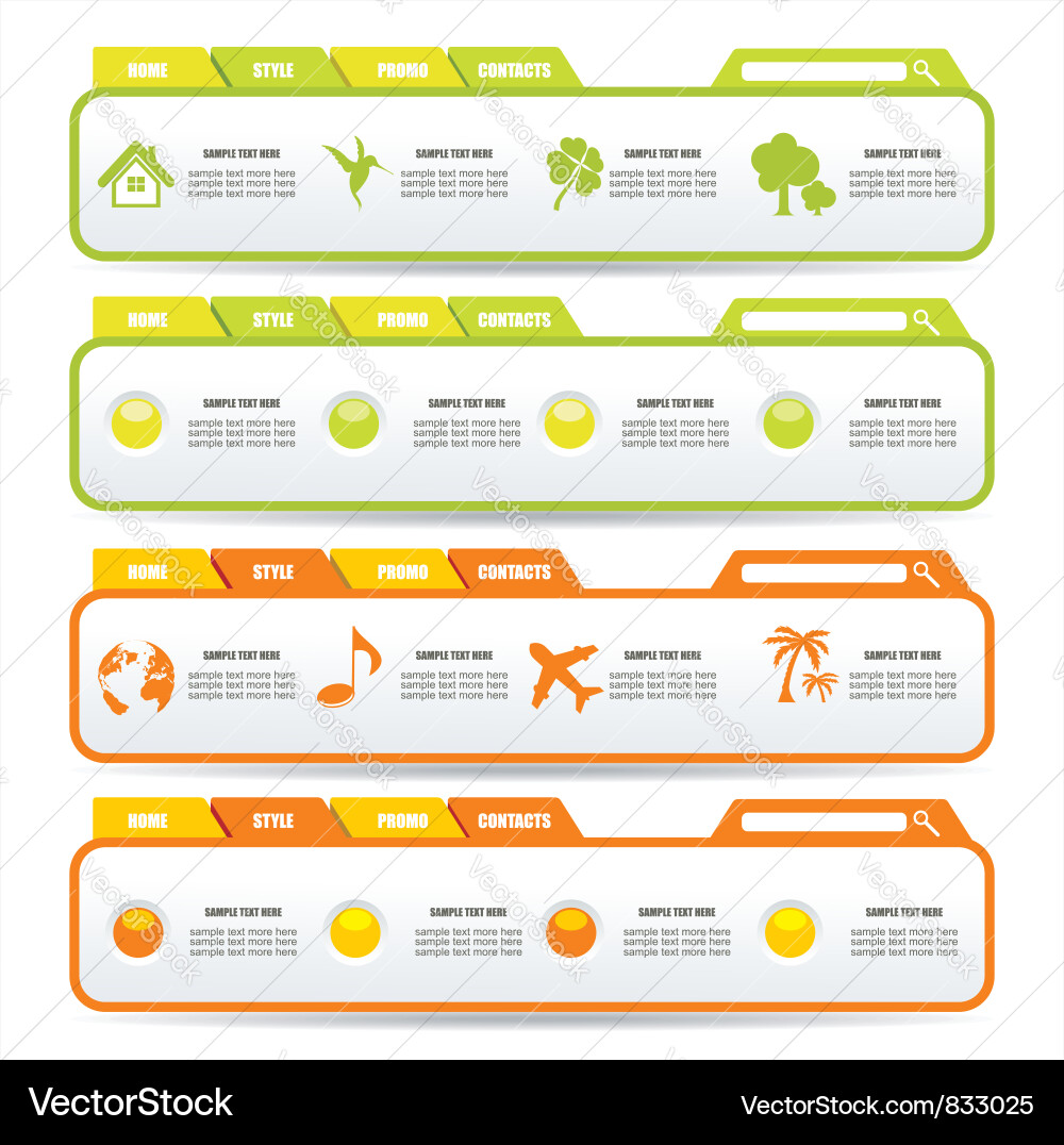 Web design frame Vector Image