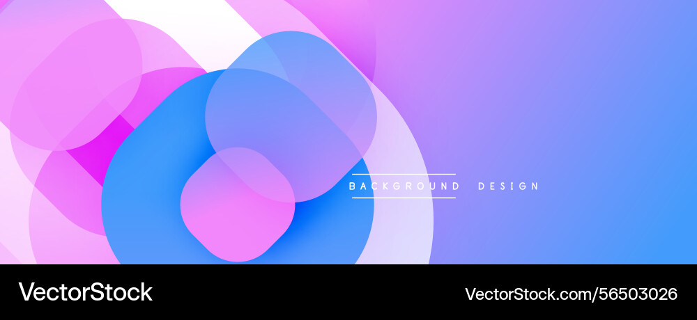 Abstract colorful circles overlap creating Abstract colorful circles overlap creating vector image