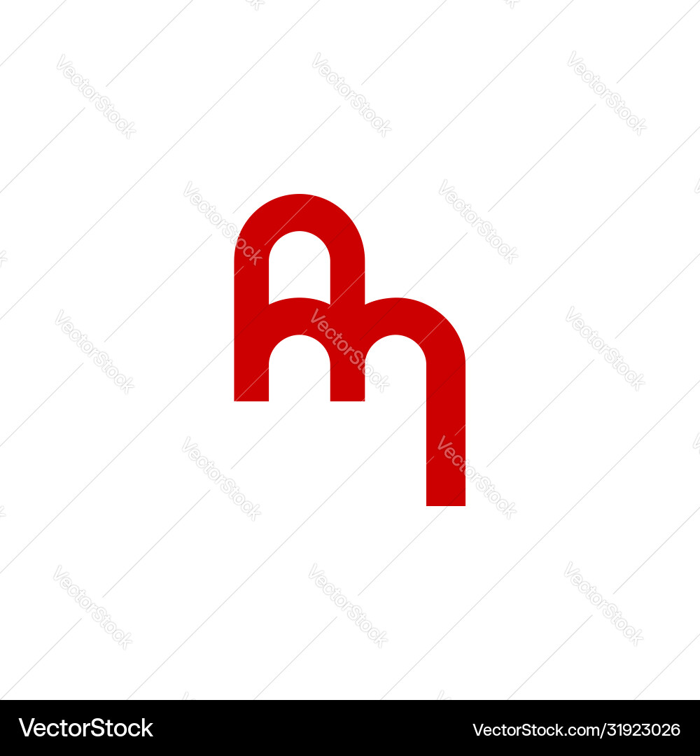 Am Logo Design Vektorbild