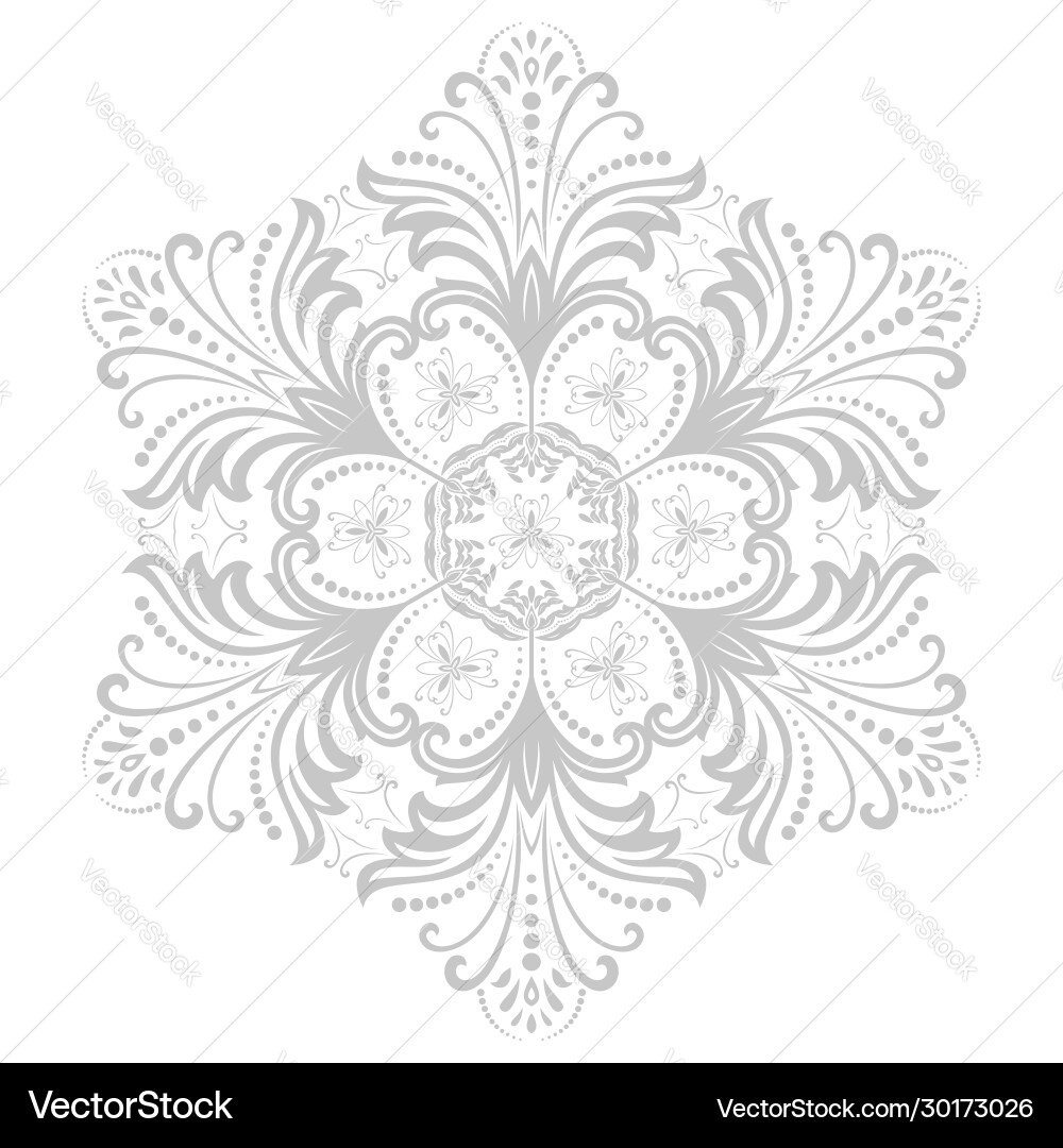 Damask orient pattern Damask orient pattern vector image