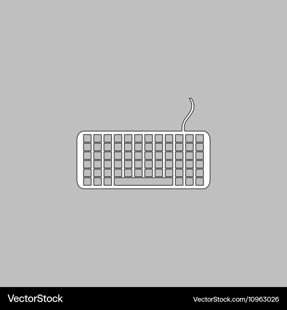 Keyboard computer symbol Vector Image