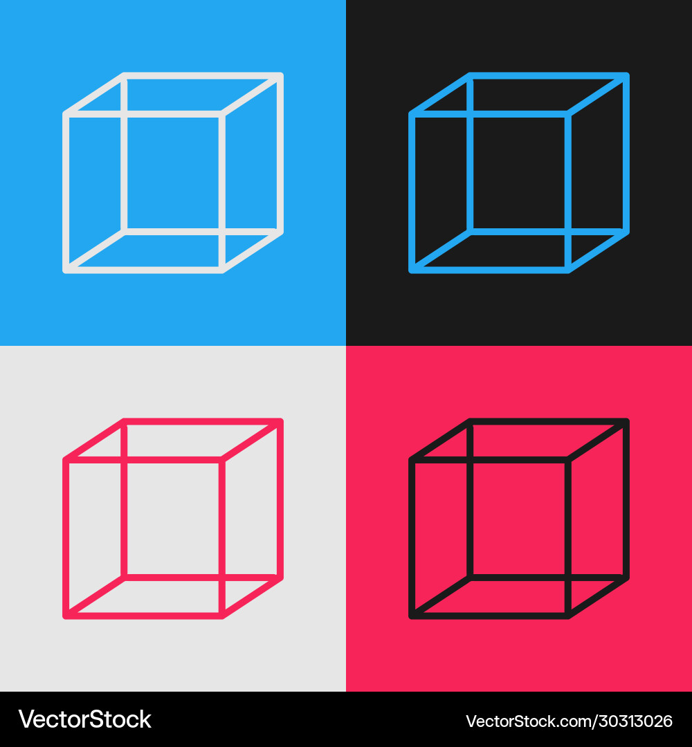 Pop art line function mathematical symbol icon Pop art line function mathematical symbol icon vector image
