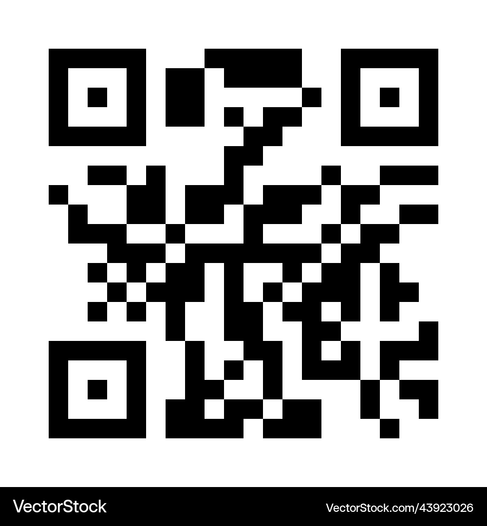 Qr code Vector Image