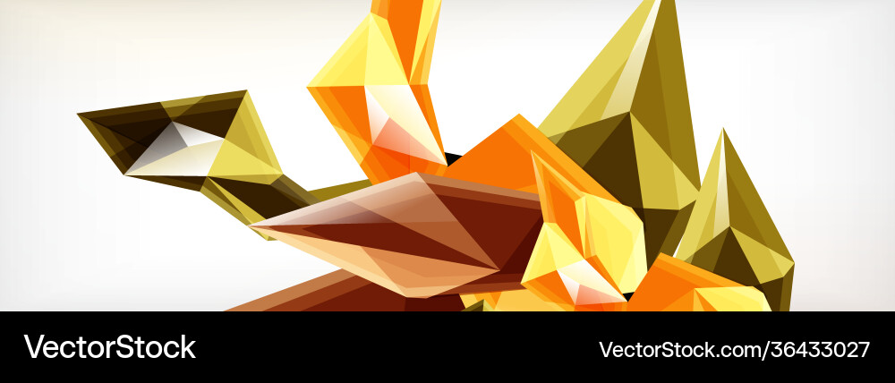 3d triangles and pyramids abstract 3d triangles and pyramids abstract vector image