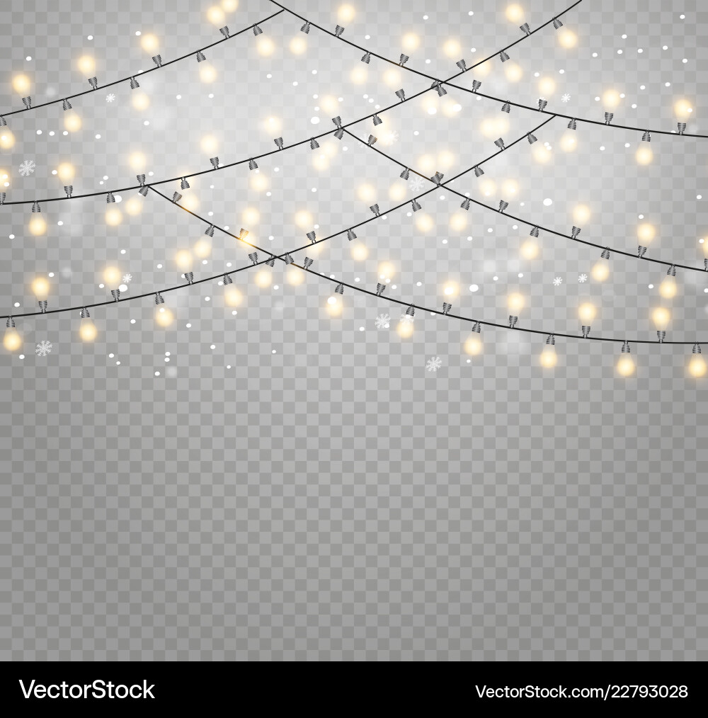 Christmas lights lamp Christmas lights lamp Vector Image