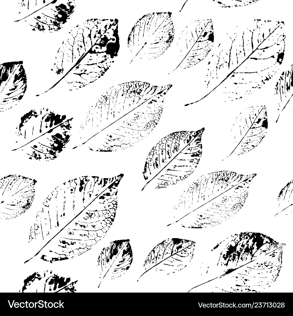 Leaf Seamless Pattern vector image