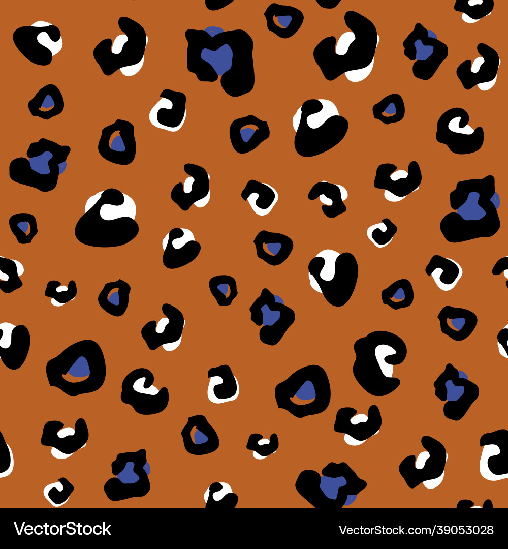 Leopard Dot Pattern - Seamless Texture vector image