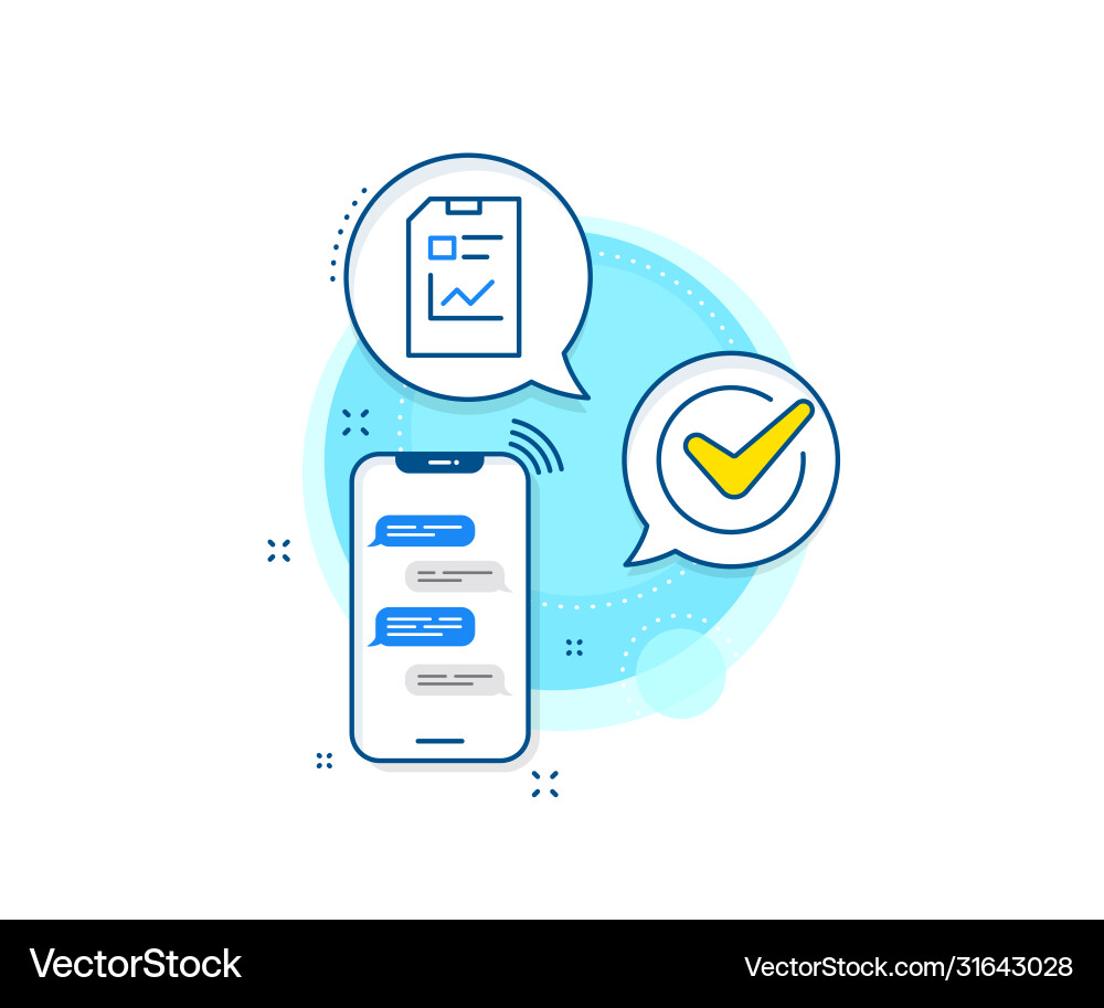 Report document line icon file sign Report document line icon file sign vector image