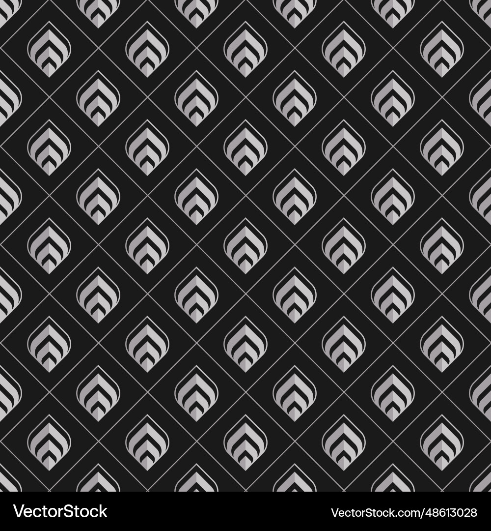 Seamless abstract pattern of arbitrary elements Vector Image