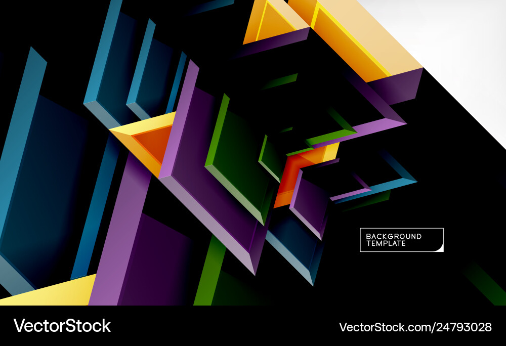 Techno arrow background template design Techno arrow background template design vector image
