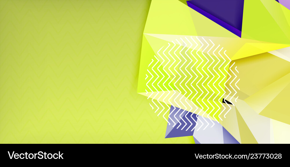 Triangular low poly background design Vector Image