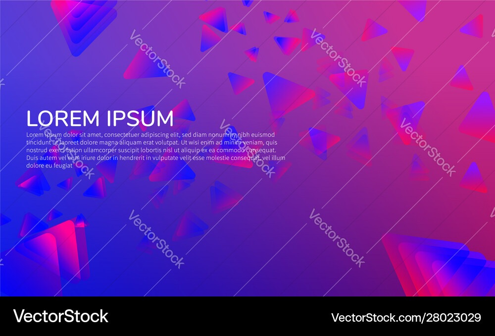 Abstract random rounded triangle wave trendy Abstract random rounded triangle wave trendy vector image