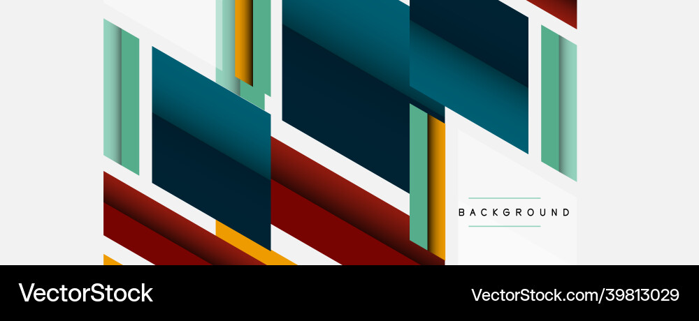 Background abstract overlapping color Vector Image