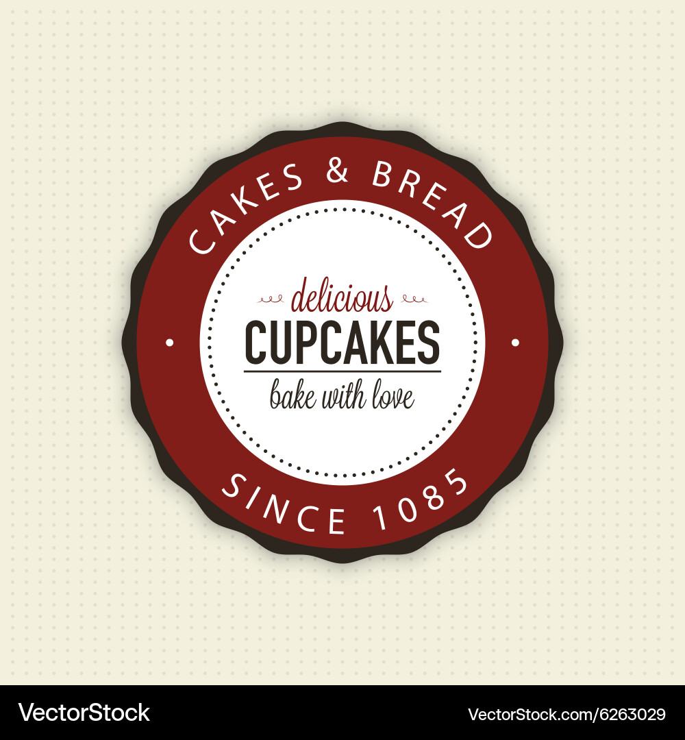 Bakery object Vector Image