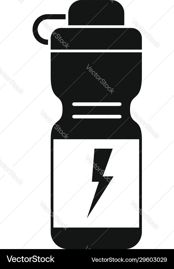 Boost energy drink icon simple style Royalty Free Vector