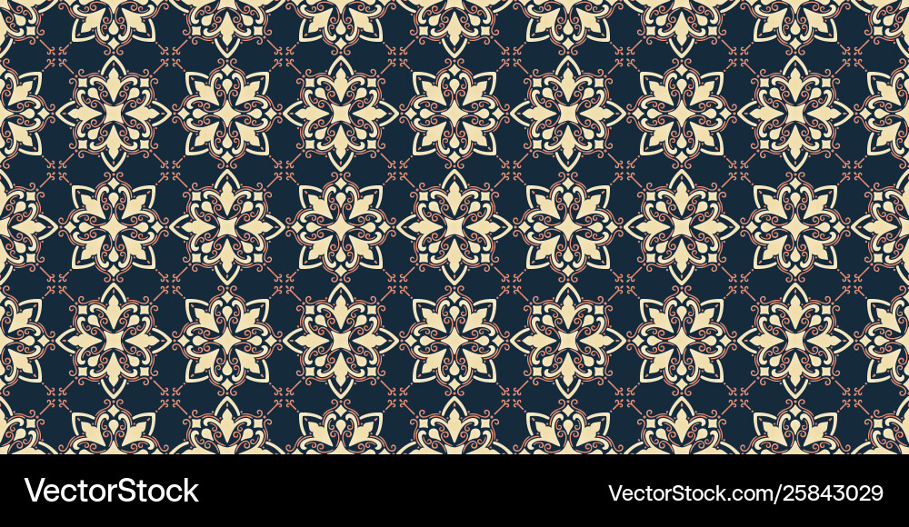 Damask seamless pattern background elegant Damask seamless pattern background elegant vector image