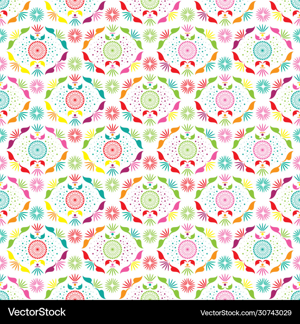 Flower pattern background Flower pattern background vector image