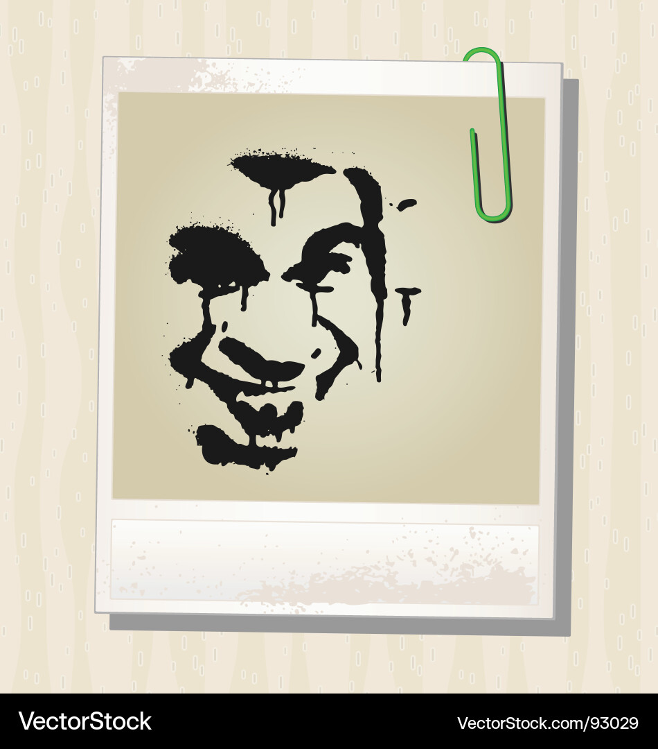 Vintage photo card Vector Image