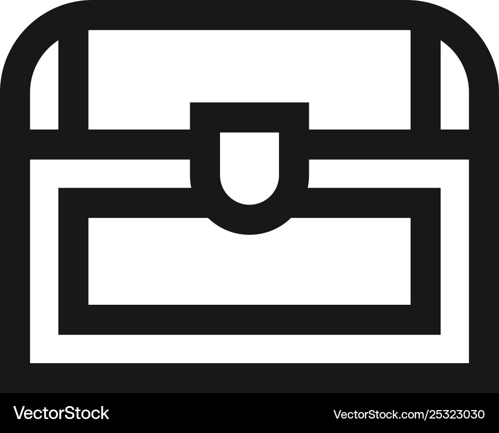 Chest icon Chest icon vector image