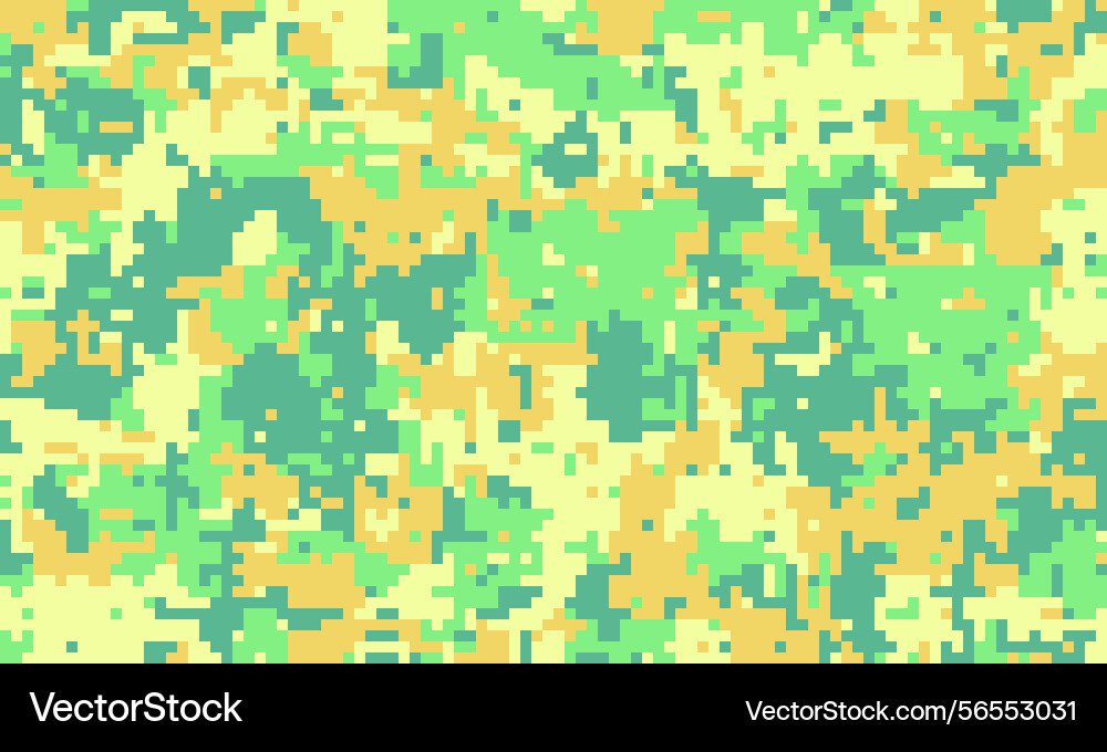 Abstract pixelated camouflage pattern in pastel Abstract pixelated camouflage pattern in pastel Vector Image