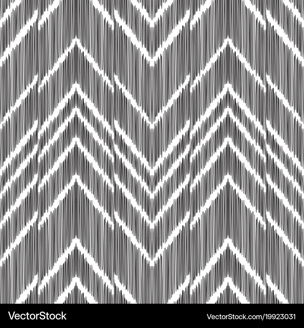 Fashion ikat seamless pattern Vector Image