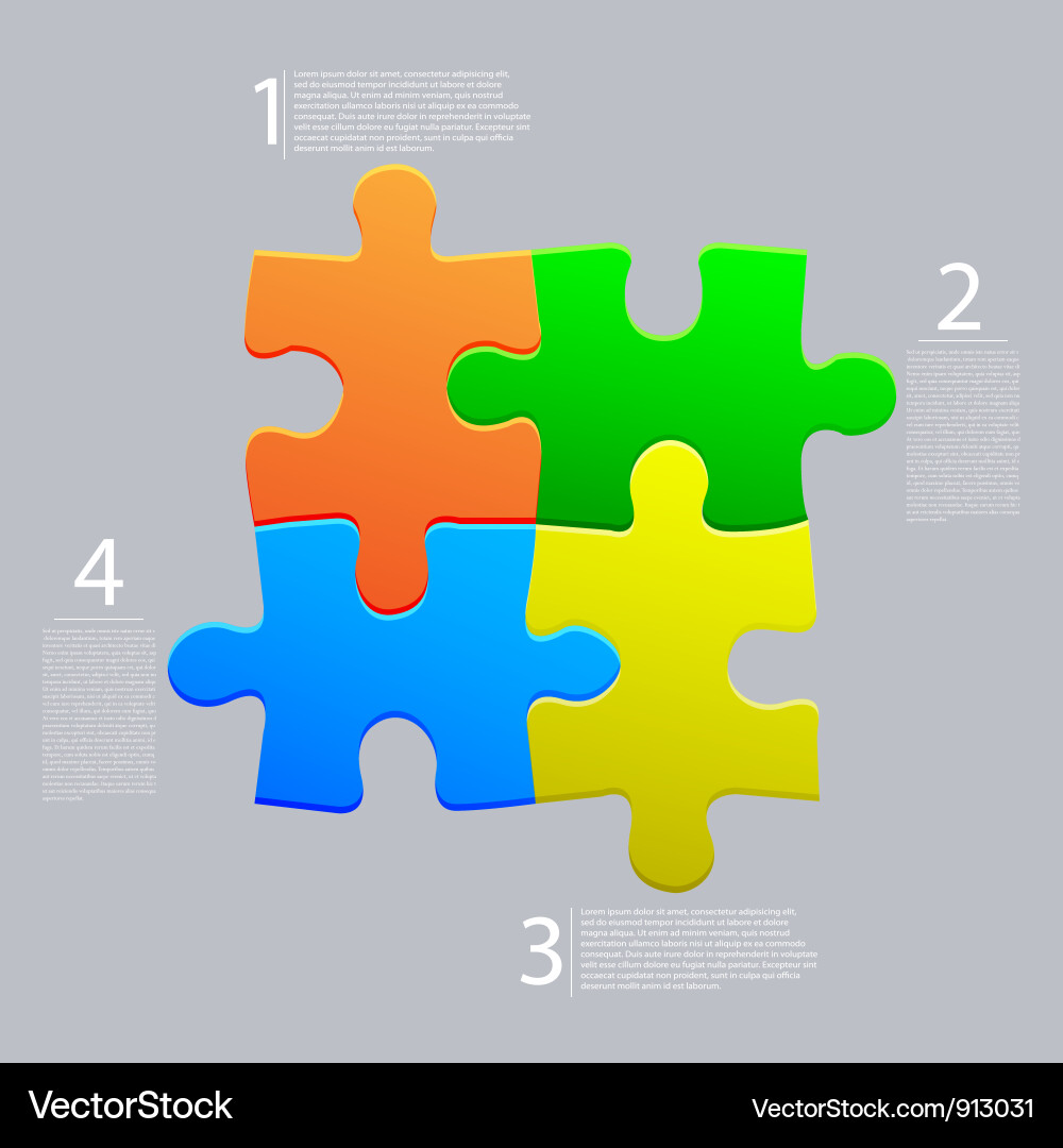 Puzzle background Vector Image