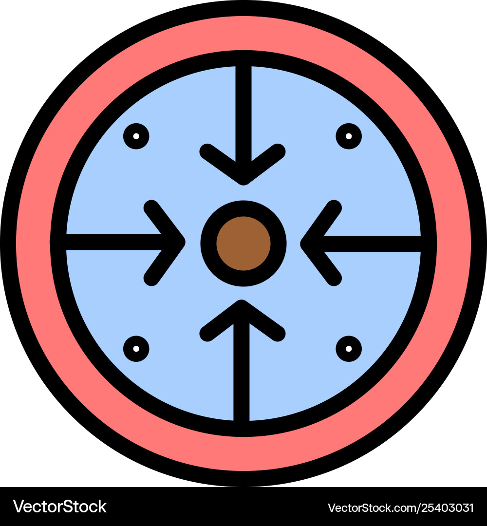 Stages goals implementation operation process Vector Image