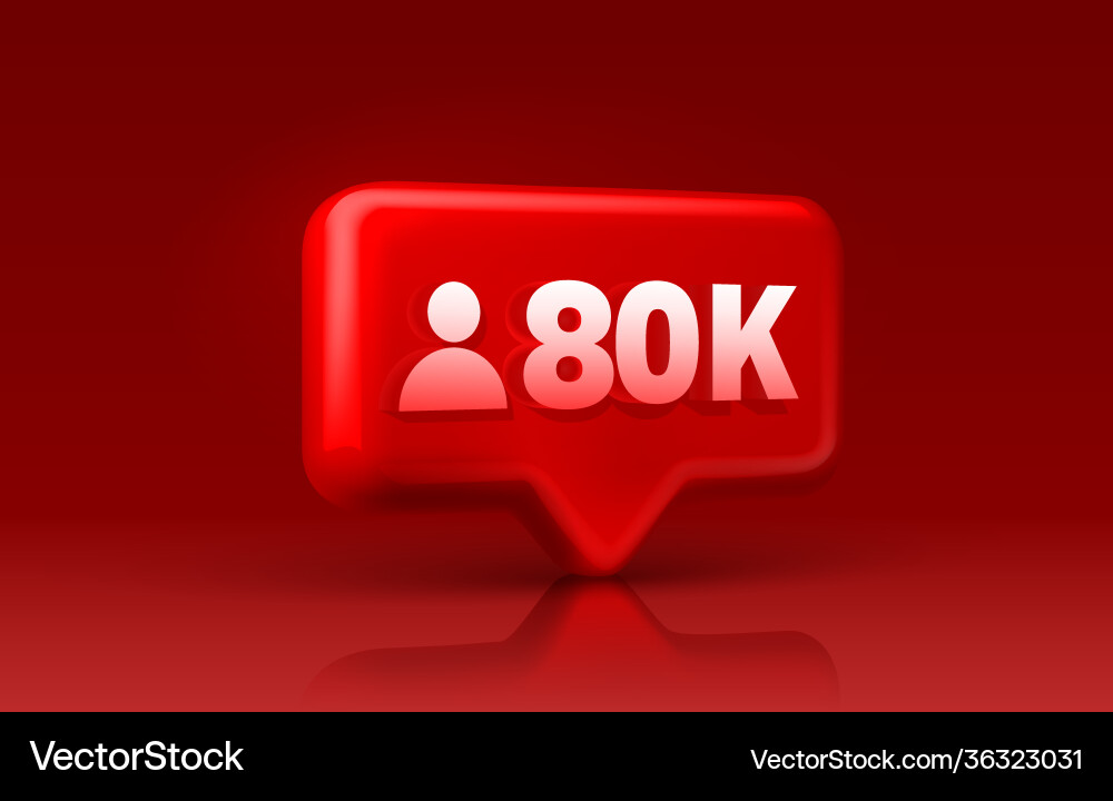 Vielen Dank Follower peoples 80k online social Vielen Dank Follower peoples 80k online social vektorbild