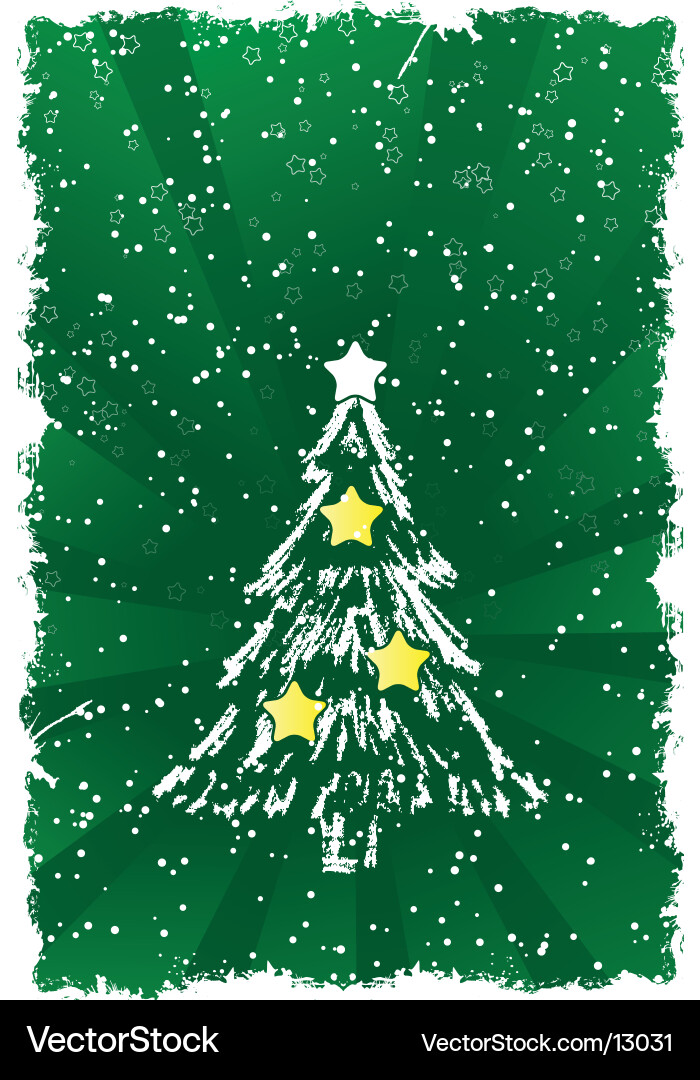 Winter Snowflake Pattern Vector Image