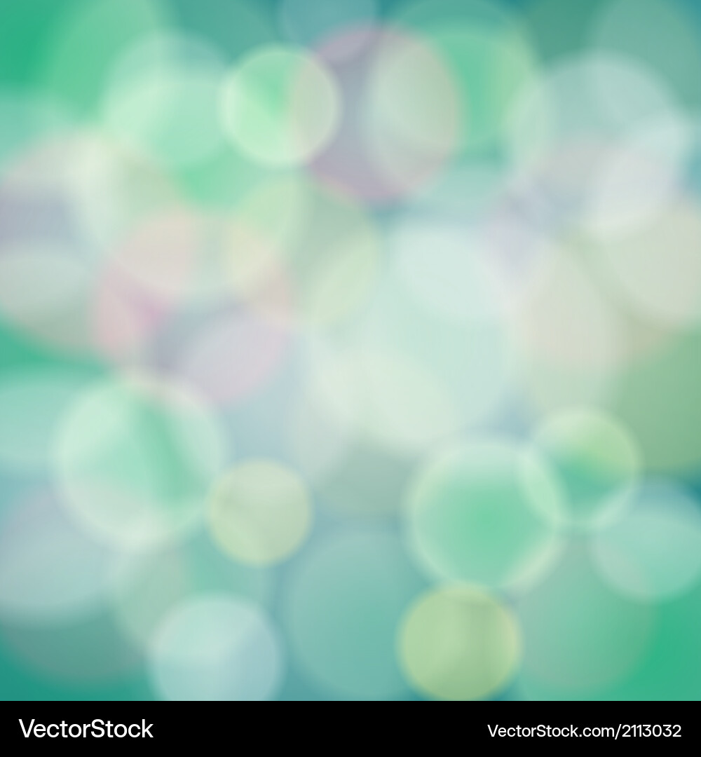 Abstract background with bokeh light effects Vector Image