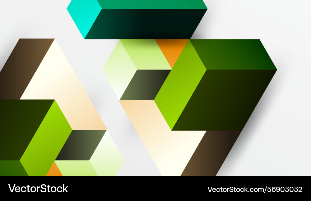 Abstract geometric shapes overlap creating Abstract geometric shapes overlap creating vector image
