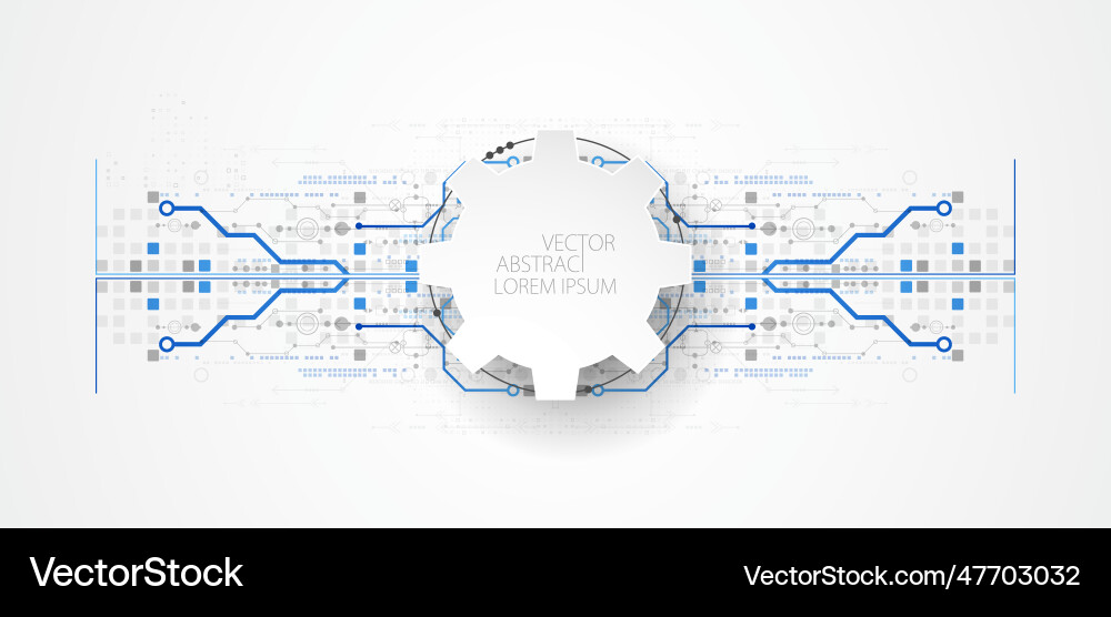 Abstract horizontal technology background Abstract horizontal technology background vector image