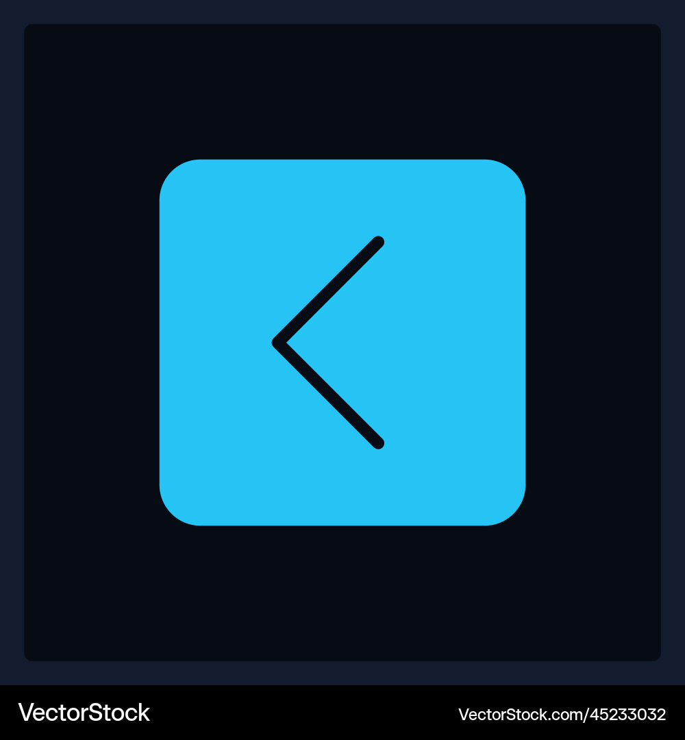 Aktive vorherige Aktion Taste ui Element Template Aktive vorherige Aktion Taste ui Element Template vektorbild