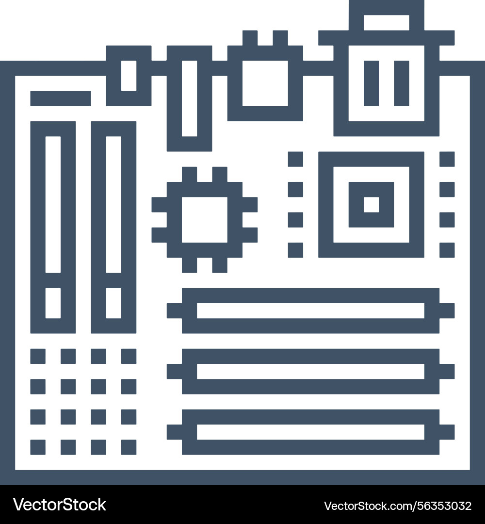 Computer icon symbol image Vector Image