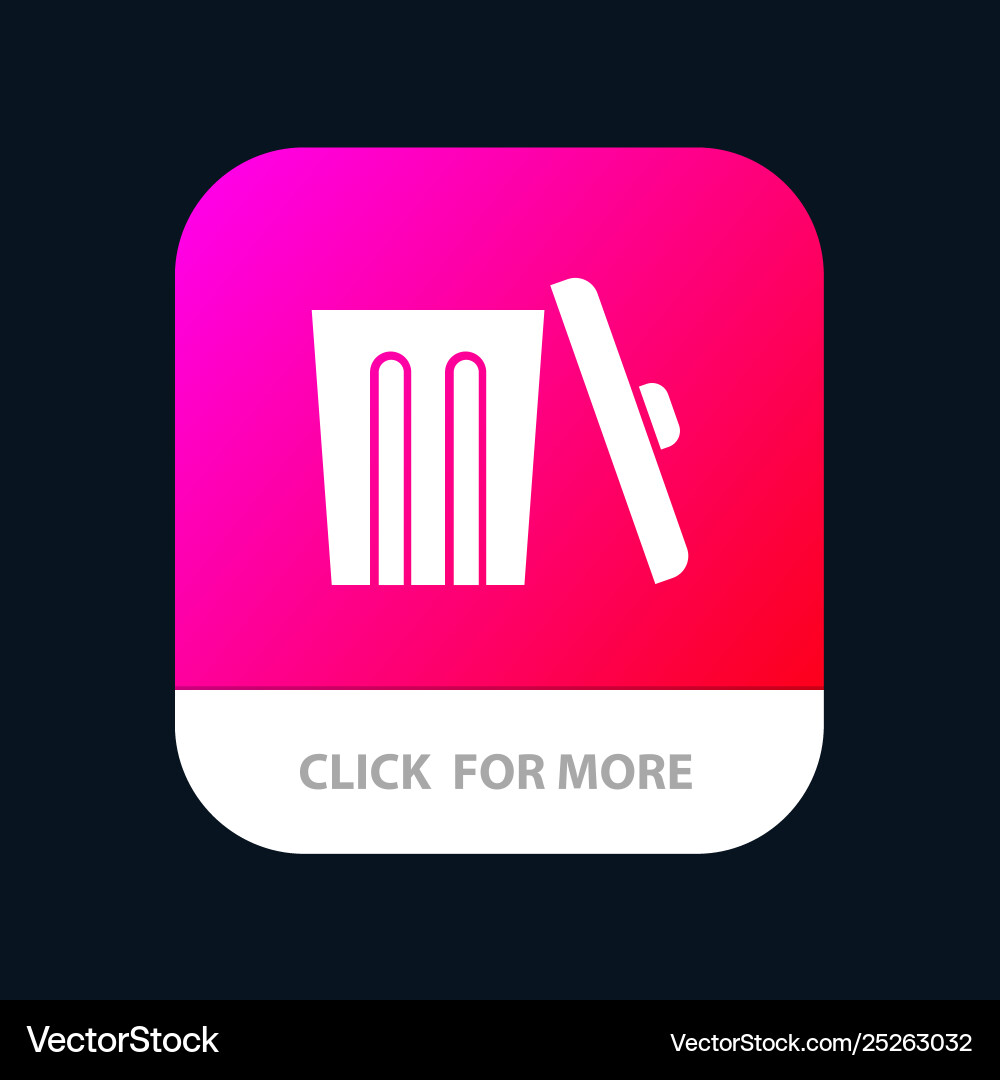 Ecology environment garbage trash mobile app Ecology environment garbage trash mobile app vector image