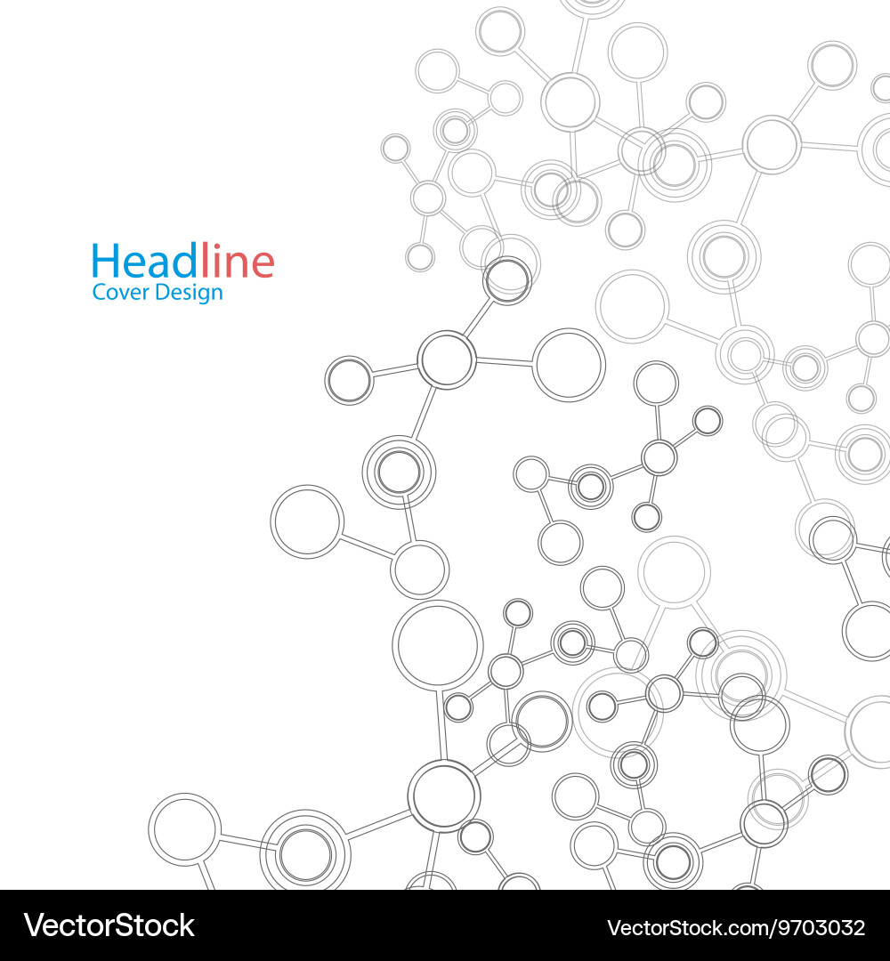 Network and connection background minimal vector image