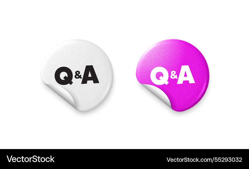 Questions and answers icon answer question sign Questions and answers icon answer question sign vector image