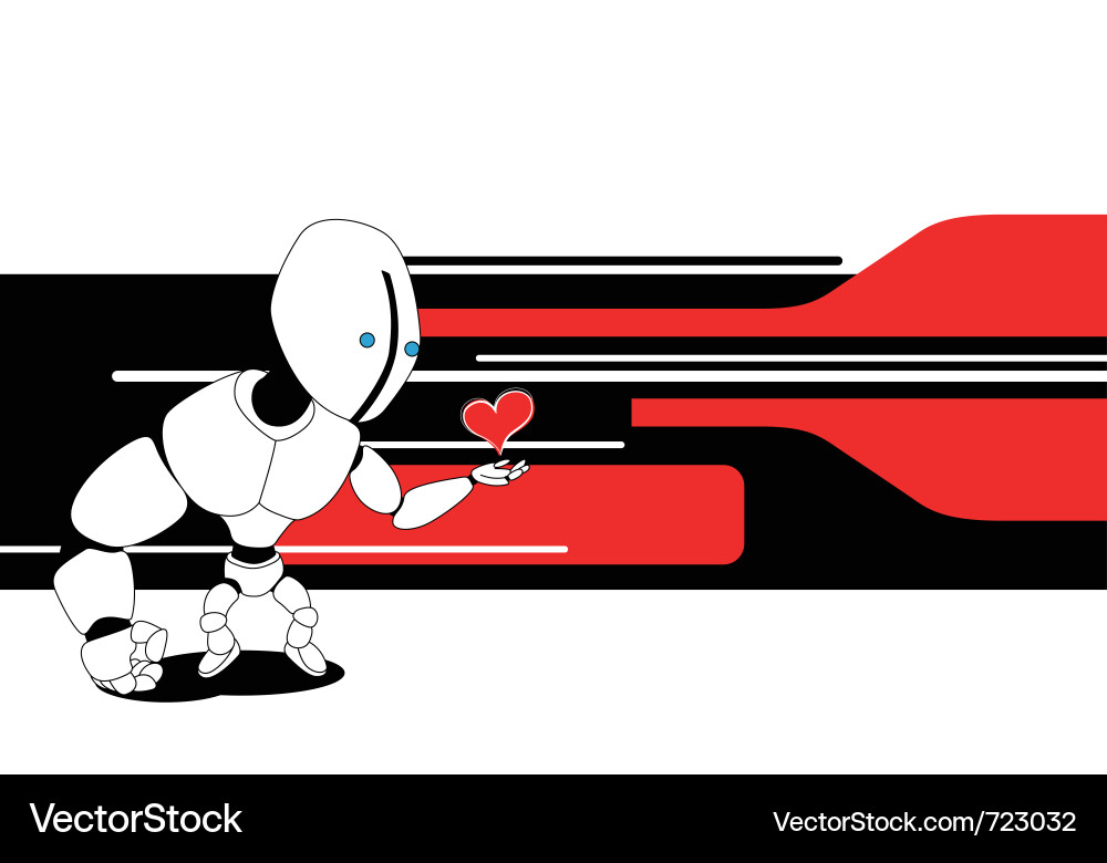Robot vector image