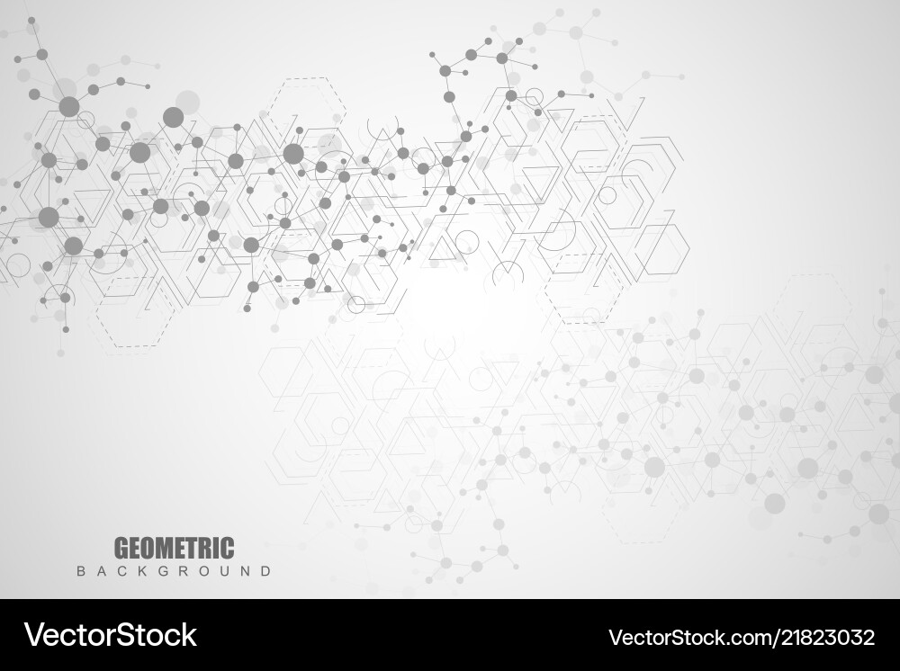 Science network pattern connecting lines and dots Science network pattern connecting lines and dots vector image