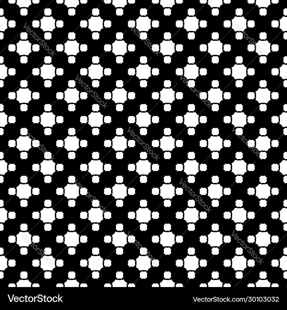 Seamless pattern with rounded octagons Seamless pattern with rounded octagons vector image