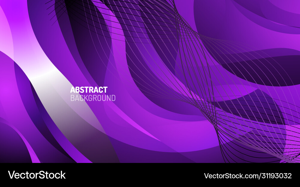 Wave pattern fluid gradients abstract lines Vector Image