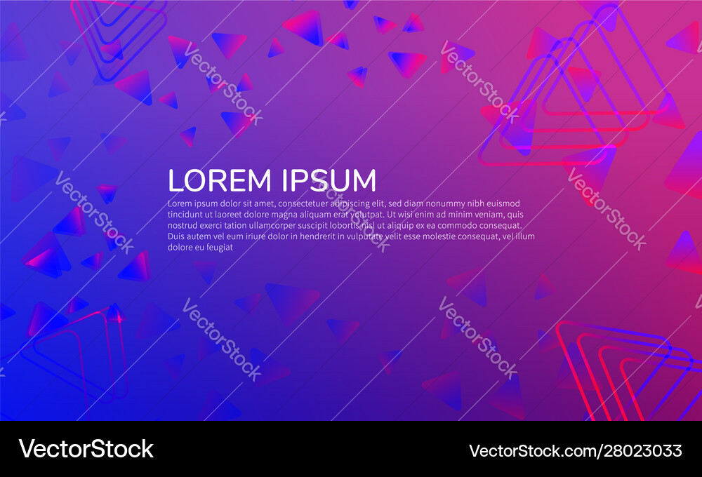 Abstract trendy random triangle object background Abstract trendy random triangle object background vector image