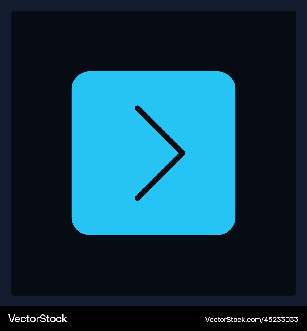 Aktive nächste Aktion Taste ui Element Template Aktive nächste Aktion Taste ui Element Template vektorbild