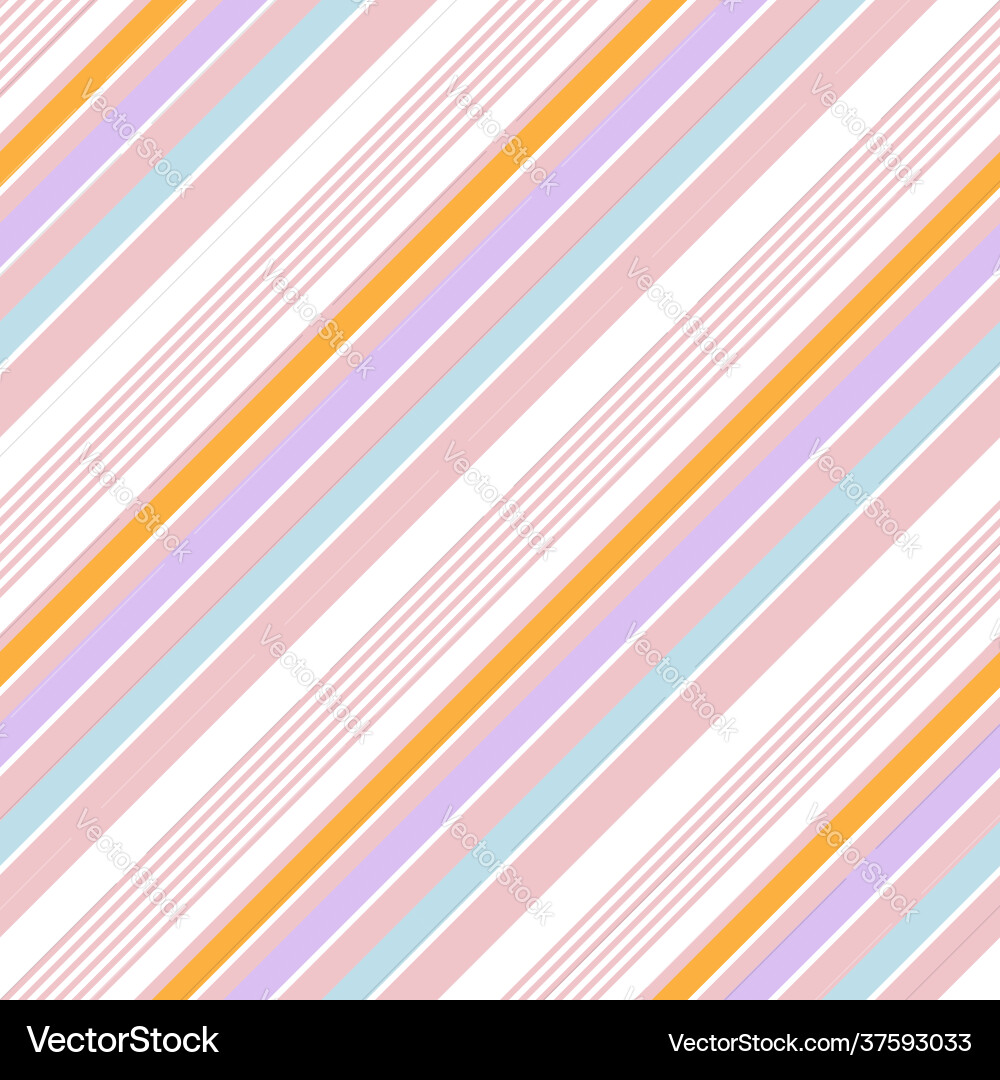 Colourful Diagonal Stripe Pattern vector image