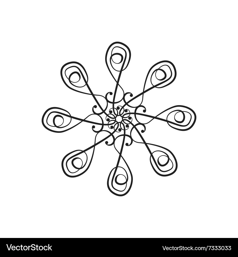 Design element on a white background vector image