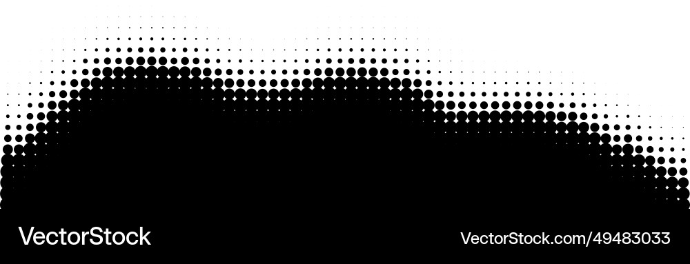 Half tone gradient wave pattern halftone Half tone gradient wave pattern halftone Vector Image