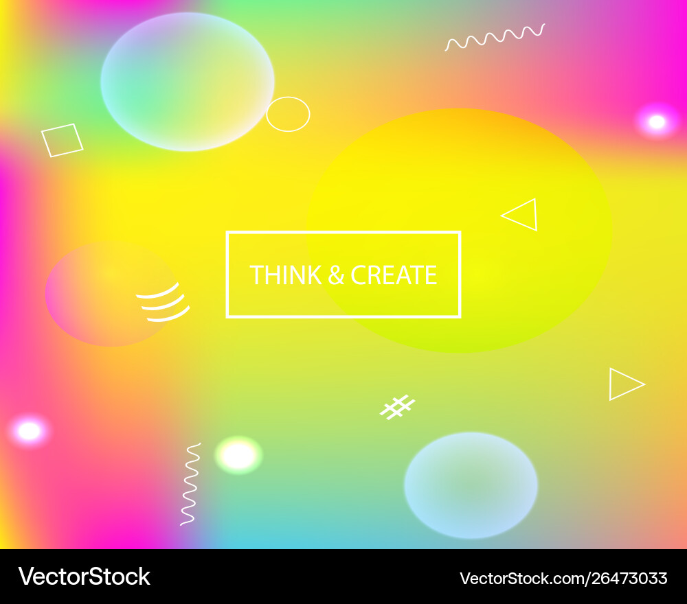 Magic backdrop from blurry patterns vector image