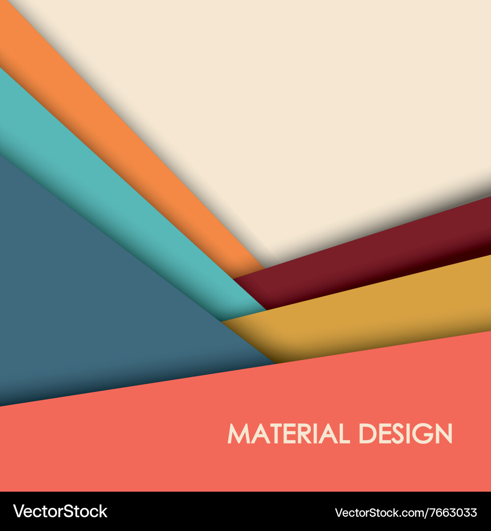 Modern Layered Abstraction vector image