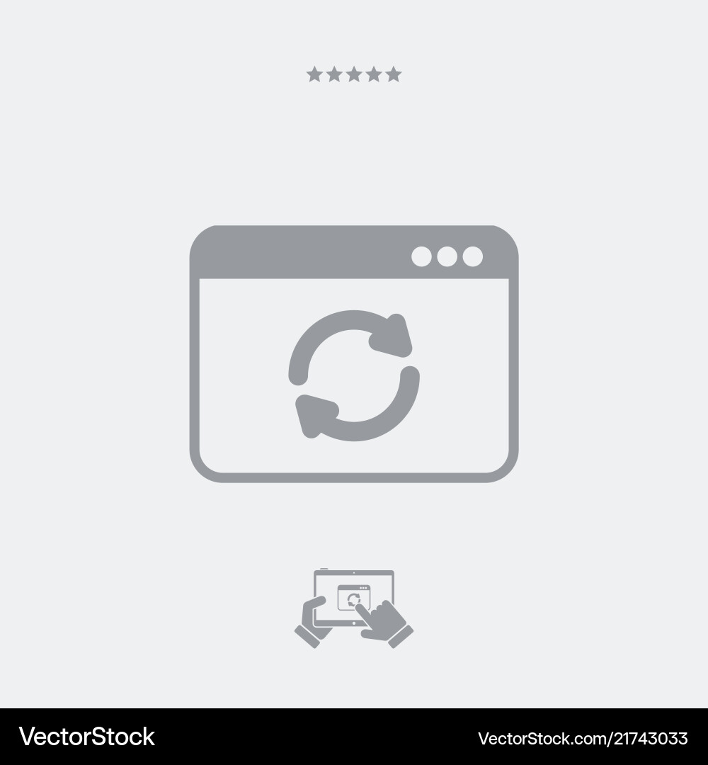 Update Icon - Refresh & Sync vector image